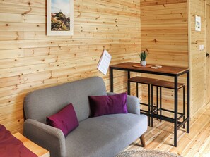 Open plan living space | Shepherds Hut Two - Island Hut Retreats, Rhosmeirch, near Benllech