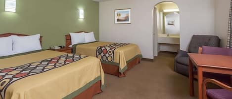 Unit w/ Two Double size beds