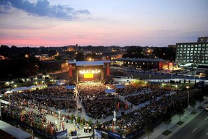 Red Hat Amphitheater – Approx. 0.1 miles (~2-min walk)
