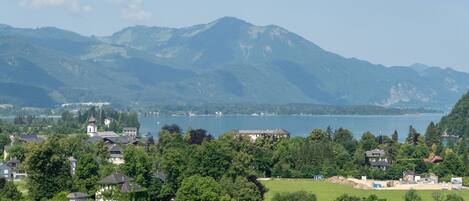 Sky, Mountain, Mountainous Landforms, Body Of Water, Tree, Water Resources, Hill, Nature, Mountain Range, Natural Landscape