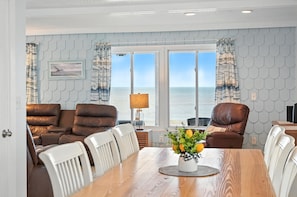 Savor family meals while ocean waves dance beyond floor-to-ceiling windows—where every breakfast, lunch, and dinner comes with front-row seats to endless blue horizons.