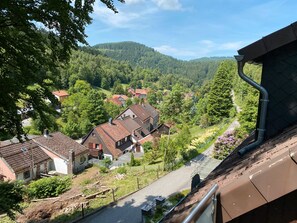 Blick von der Unterkunft