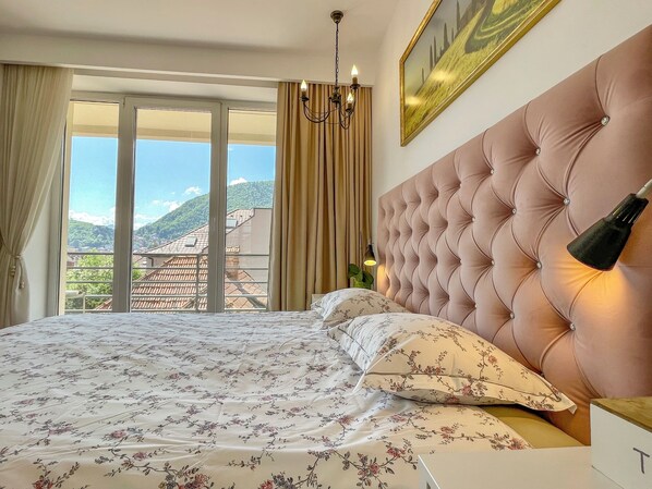 Bedroom with king bed