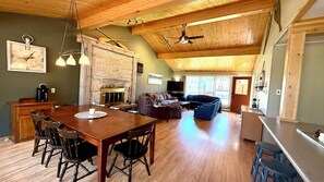 cozy fire place 