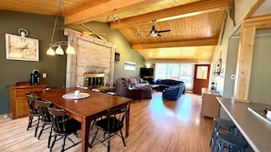 cozy fire place