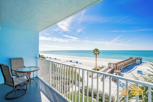 JC Resorts - Vacation Rental - Sand Dollar 306 - Indian Shores - Balcony 1