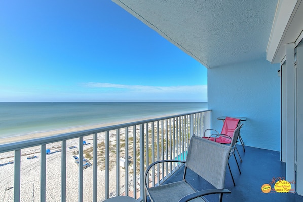 JC Resorts - Vacation Rental - Sand Dollar 509 - Indian Shores – Balcony 1