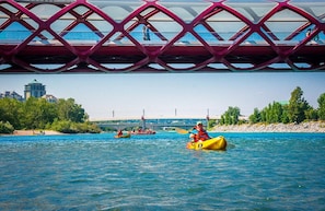 paddle down the bow river