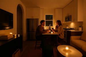 Dinner and drinks in never felt so tempting when you have so many amenities at your fingertips!