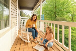 Slow mornings, rocking chairs, and coffee on the porch—this is your moment of peace. Perfect for quality family time or a quiet solo recharge surrounded by nature.