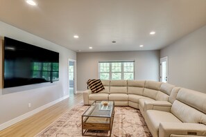 Media Room | 2-Level House | In-Unit Laundry | Central Heating & A/C