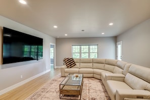 Media Room | 2-Level House | In-Unit Laundry | Central Heating & A/C
