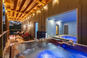 Soak in the hot tub after a long day at Dollywood!
