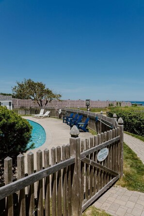 Pool entrance
