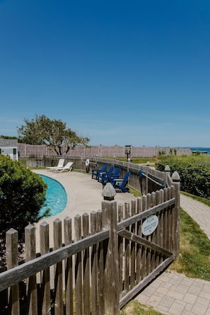 Pool entrance