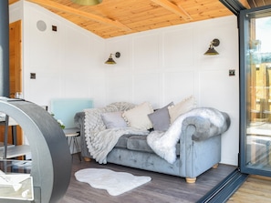 Living area | Glamping Pod 1 - Stone Hall Farm, Dalton, near Wigan