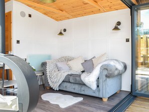 Living area | Glamping Pod 1 - Stone Hall Farm, Dalton, near Wigan