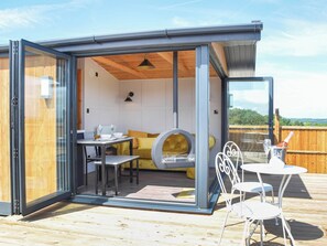 Open plan living space | Glamping Pod 2 - Stone Hall Farm, Dalton, near Wigan