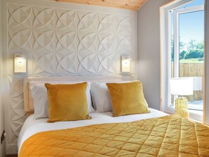 Double bedroom | Glamping Pod 2 - Stone Hall Farm, Dalton, near Wigan