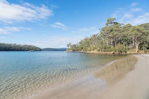 Just ten minutes on foot, discover Stewart Bay’s calm waters—perfect for a morning swim or an evening walk to the jetty.