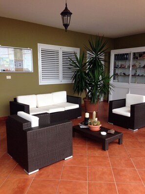 Lobby sitting area