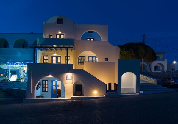 Front of property - evening/night