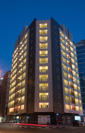 Overnatningsstedets facade