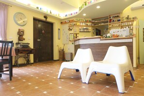 Interior entrance