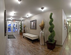 Interior entrance