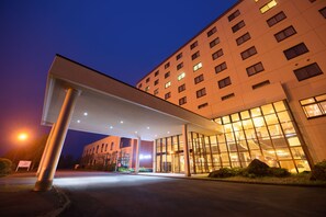 Front of property – evening/night