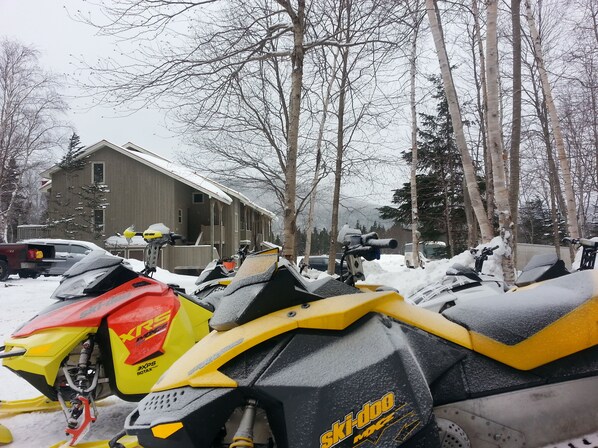 Snowmobiling