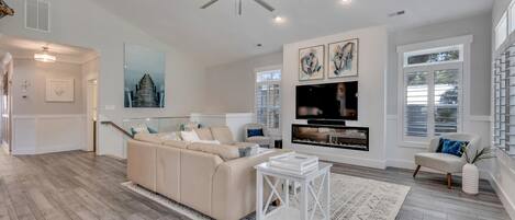 Salt Kured Upper Main Living Area