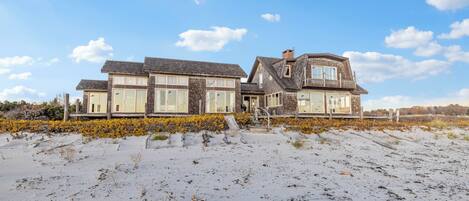 House from the beach.