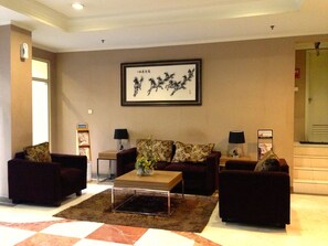 Sala de estar en el lobby