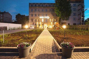 Front of property – evening/night