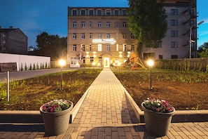 Front of property – evening/night