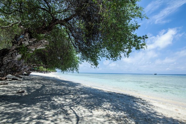 Utsikt mot havet/stranden