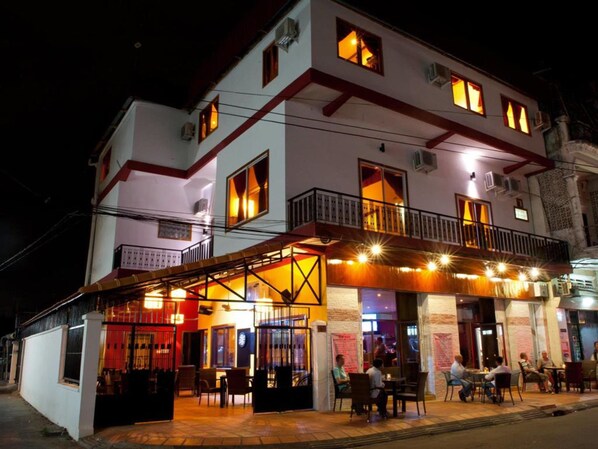 Front of property - evening/night
