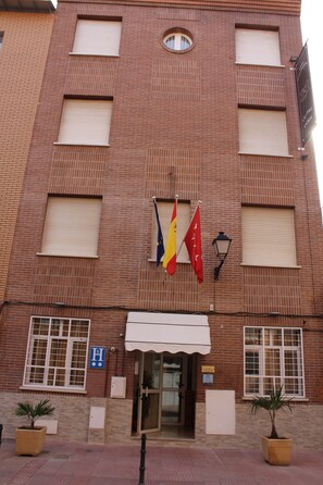 Overnatningsstedets facade
