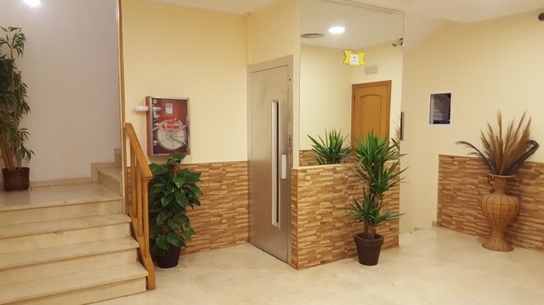 Interior entrance