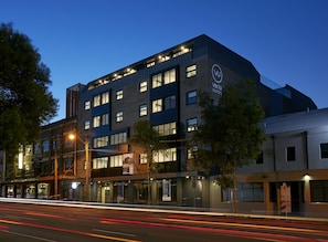 Front of property – evening/night