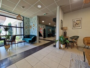 Sala de estar do lobby