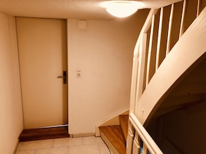 Interior entrance