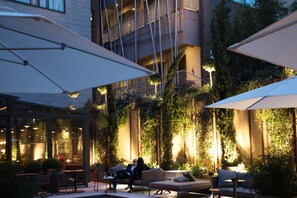 Front of property - evening/night