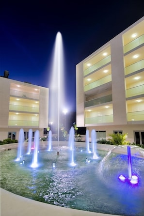 Front of property - evening/night