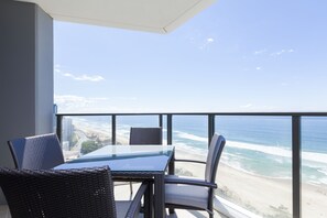 Blick vom Balkon
