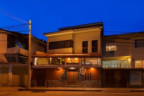 Front of property - evening/night