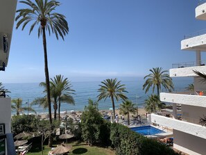 Vista para a praia ou o mar