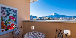 Blick vom Balkon