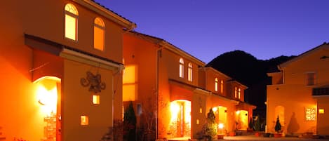 Front of property - evening/night
